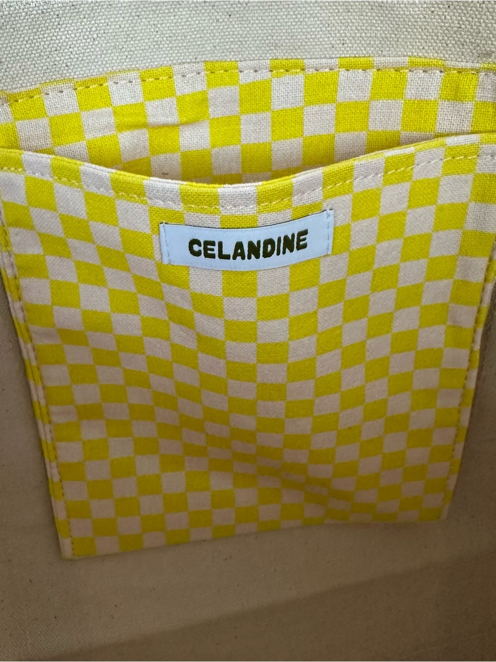 New Celandine by Anthropologie Beaded Large Canvas Tote Bag in Surfer Girl - Picture 10 of 16